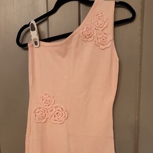Small Knitted One Shoulder Dress